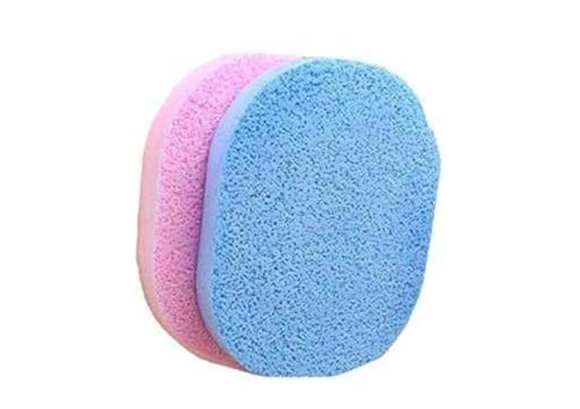 Angelie Exfoliating Facial Sponge, Deep Cleansing Pad (Pack of 2)