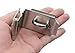 dingchi Heavy Padlock Hasp Duty,Door Hasp Latch 90 Degree, Stainless Steel Safety Angle Locking Latch for Push/Sliding/Barn Door