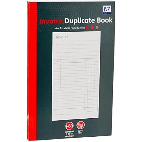 Anker International Stationary"1-80" Invoice Duplicate Book Cover