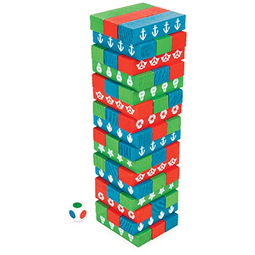 Paw Patrol 6035863 Jumbling Tower, 48 Blocchi di
