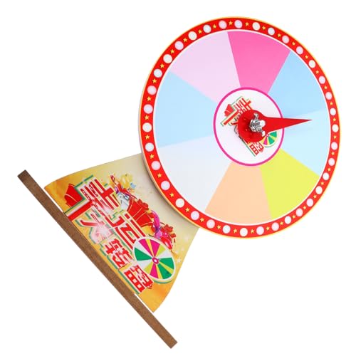 Cabilock Fortune Rotating Prize Wheel Wall-mounted Raffle Game Turntable Perfect Party Game Prop