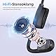 Relxhome Knochenschall Kopfhörer, Open Ear Kopfhörer Bluetooth 5.3 mit Dual-Mikrofon, 8 Stunden Akkulaufzeit, IPX6 wasserdichte Kabellose Sport Kopfhörer für Laufen, Radfahren, Fitness
