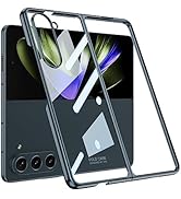 Miimall Kompatibel mit Samsung Galaxy Z Fold 5 Hülle, Transparent Hartes PC Handyhülle Fold 5 Hül...
