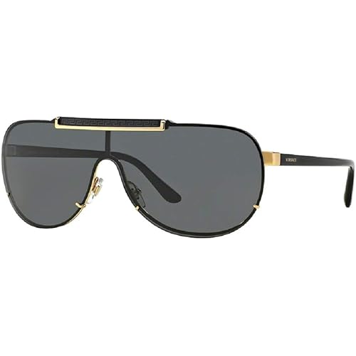 Versace VE2140 Pilot Sunglasses For Men For Women + BUNDLE with Designer iWear Eyewear Care Kit