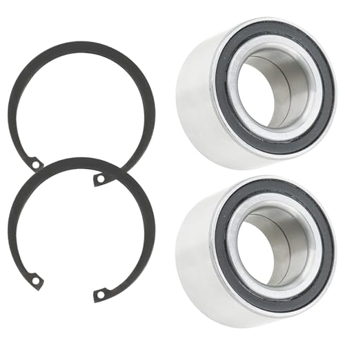 2Pcs Front Wheel Bearings 35x64x37mm with Ring Clip for Polaris Ranger 400/500/570 Sportsman 400/500/550/570/700/800 Magnum ATP 325/330/500 ACE 570/900 OEM 3514634