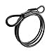 Master Lock 78DPF 3 Pack 6ft. x 3/8in. Looped End Cable, Black