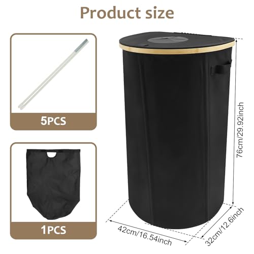 Sturdy Essentials Waste Wise 23 Gallon Recycled HDPE Waste and Recycling Bin for Commercial Spaces - (Green w/Sign & Lid, Compost)