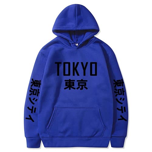 Unisex Japan Harajuku Hoodies Tokyo City Long Sleeve Pullover Sweatshirt Fashion Casual Hip Hop Streetwear