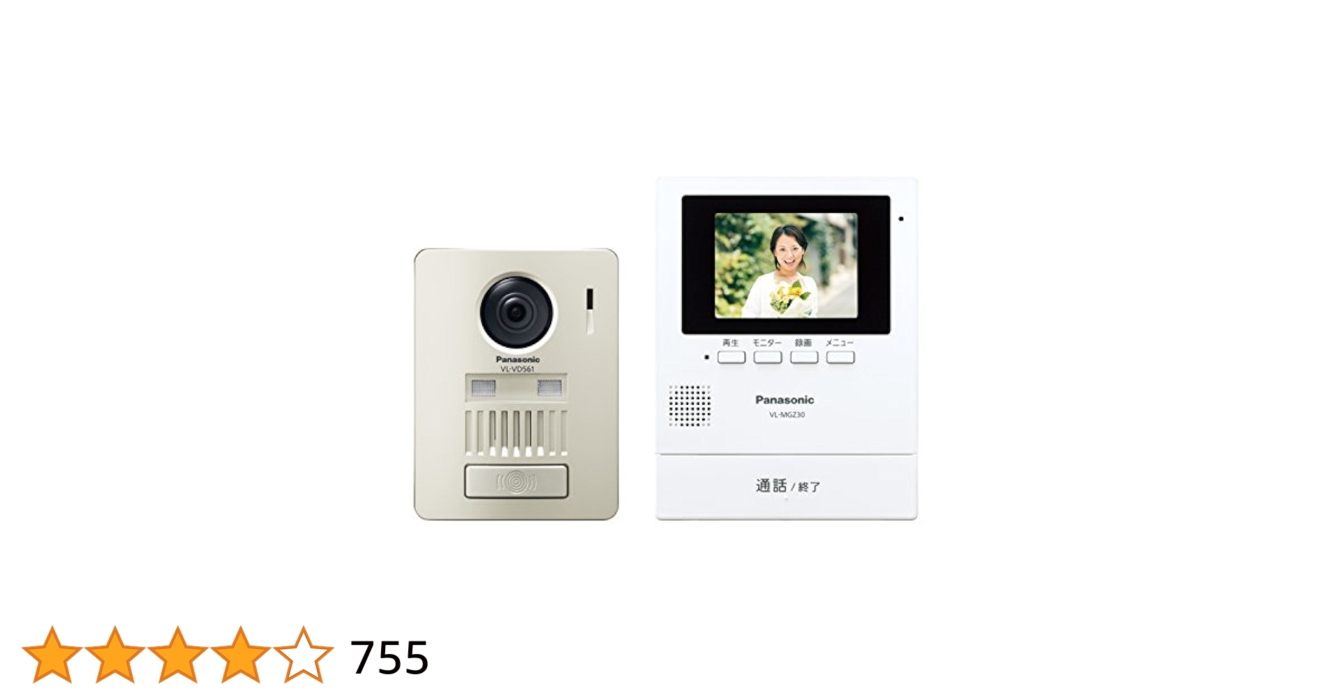 パナソニック　ドアホン　vl mz30 パナソニック テレビドアホン VL-MZ30取説付き - メルカリ