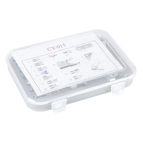 Kit de 15 Piezas Pies para Máquina de Coser miniatura 1