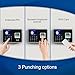 JIAN BOLAND A2 Time Clocks for Employees Small Business-Fingerprint, RFID and PIN Biometric Time Clock, Office Punch Clock, with 5 Badges and USB Drive (0 Monthly Fees)