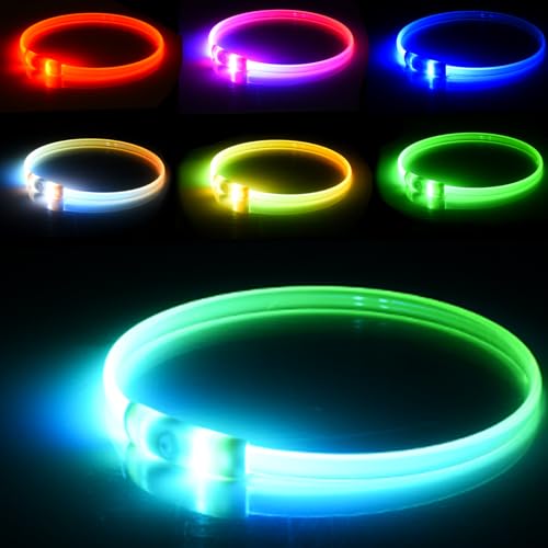 pets glow in the dark dog collar