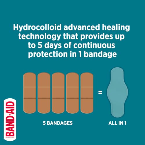 Image of BAND-AID Brand Pro Heal 5 Day Protect Hydrocolloid Bandages, Assorted, 14ct