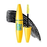 Maybelline Mascara, Colossal Mascara Lengthening and Volumising Waterproof Mascara, Up to 9x Volume in One Coat, Infused with 2x More Collagen, Clump-Free, Bold Black Finish, 01 Black