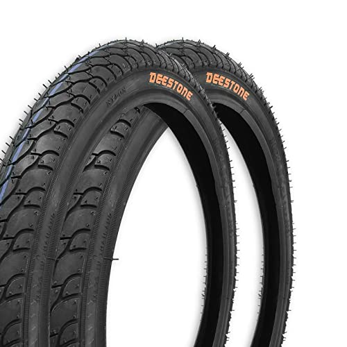 Ecovelo 2 neumáticos de carretera de goma para bicicleta de ciudad, 24 x 1,75 (44-507)