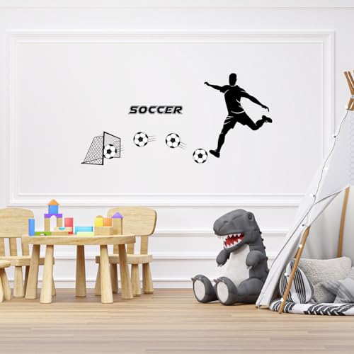Vinilo decorativo 3D de fútbol, 104x50 cm, impermeable miniatura 6
