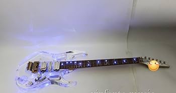 Amazon | 透明エレキギター メイプル ローズウッド指板 ギター