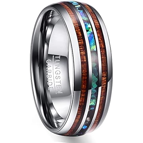 Bague NUNCAD Argent et Tungstène Cover