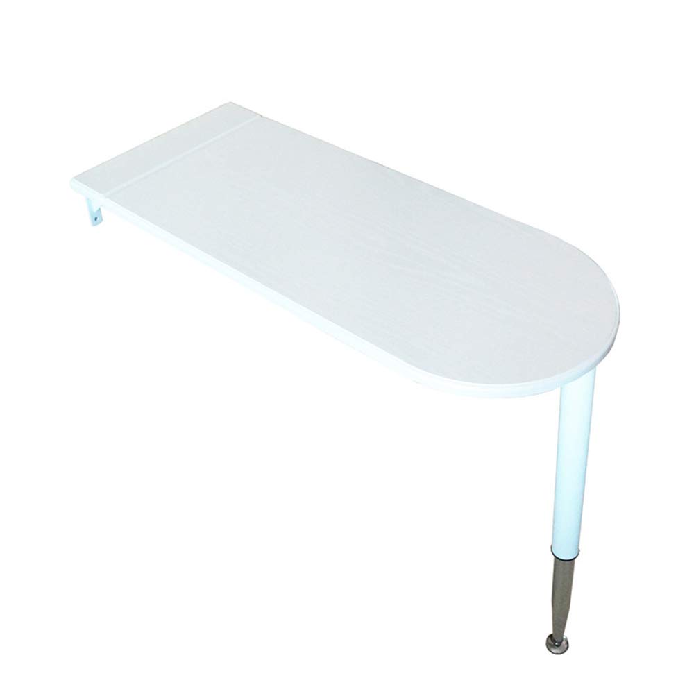 Table pliante murale gain de place avec plateau en bois de style artistique