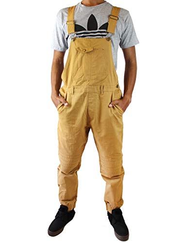 Men's Slim Fit Cotton Overall Jogger Pants