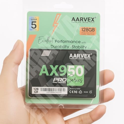 Image of AX950 Pro 2.5″ SATA 128 GB Internal SSD - High-Performance 3D TLC NAND, SATA III 6 Gb /s Interface, 2.5″ Form Factor, Excellent Durability & Stability