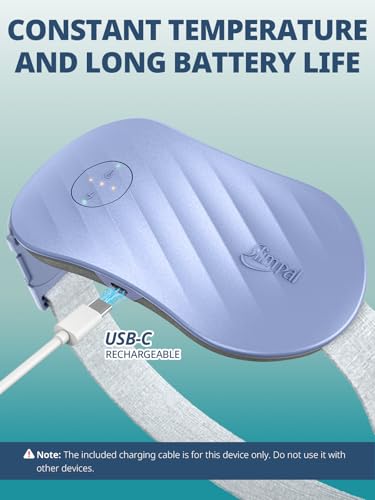 Image of Slimpal Portable Heating Pad for Cramps, Rechargeable Electric Heat Belt for Period Pain Relief, Menstrual Heated Pad for Women Girls, Purple