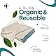 avo + cado Biobaumwolle Prefolds Gr. 3-10 Stück - passen in One Size und XL Überhosen für Stoffwindeln - 100% ungebleichte Öko-Tex Baumwolle