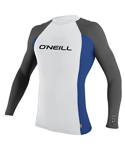 Image of O'Neill Youth Premium Skins Long Sleeve Rashguard, UPF 50+ Sun and Rash Protection, Buttery Soft Tight Fit