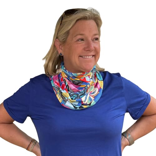Image of BANDI UPF 50+ Sun Protective Wrap - Reversible Neck Gaiter, Lightweight Scarf with UV Protection for Travel, Made in USA