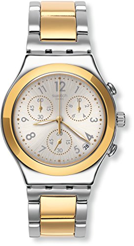 Damen Chronograph Quarz Uhr mit Edelstahl Armband YCS590G