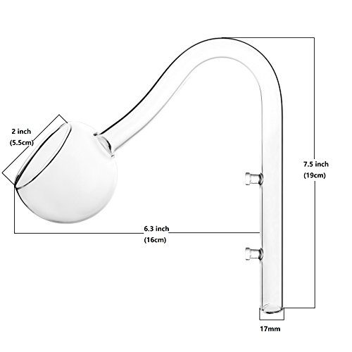 Jardli 17Mm Plant Aquarium Glass Poppy Pipe Outflow And Lily Pipe Inflow For 16/22Mm Hose Canister Filter #TOP2