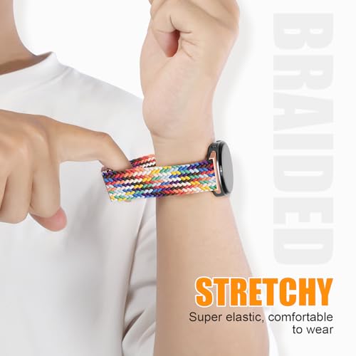 Image of BXUXOHS Magnetic Nylon Bands for Samsung Galaxy Watch 8 Band /Galaxy Watch 8 Classic,Braided Elastic Fabric No Gap Sport Strap for Galaxy Watch 8 /8 Classic 40mm 44mm 46mm men /women