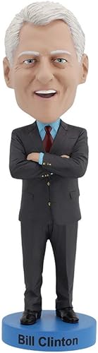 Royal Bobbles Bill Clinton Bobblehead, figura realista de poliresina premium, número de serie único, detalles exquisitos
