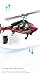 RC ERA A61 Single Rotor RC Helicopter with 2.4G Remote Control, 1/53 Scale 4CH Little Air-Wolf RC Helicopter Model with One-Key Takeoff/Landing for Enthusiasts - 2 Battery