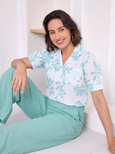 Image of TOPLOT Printing Cotton Crop-Tops Set for Woman || Co ord Set for Women Stylish (5248)
