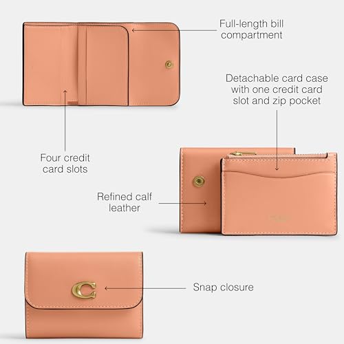 Coach Women's Essential Card Holder Wallet, B4/Peach3
