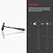 MDF Instruments, Tromner Neurological Reflex Hammer with Pointed Tip Handle for Cutaneous and Superficial Responses - Free-Parts-for-Life (MDF555) (All Black (Blackout))