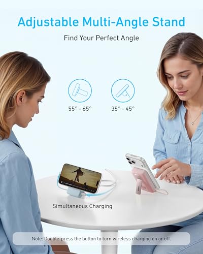 Anker Zolo Magnetic Power Bank, 10,000mAh Wireless Portable Charger - image 5