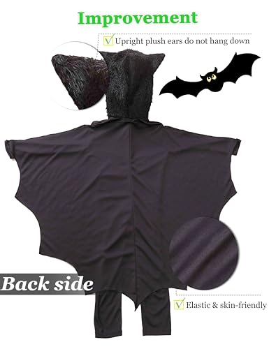 Disfraz Unisex Vampire Bat para niños talla 2T-14 miniatura 2