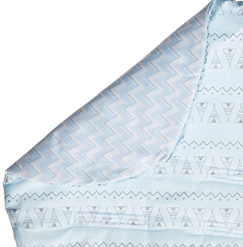 Capa Para Carrinho Papi Baby Dupla Face 74Cm X 36Cm 01 Un, Papi Textil, Azul