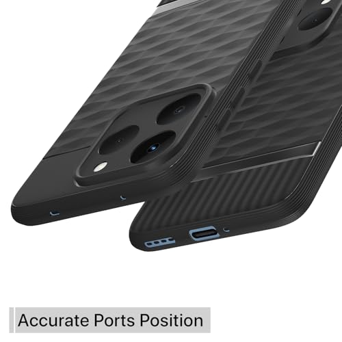 Image of Outlouders Back Cover for Realme 15T 5G / Realme Narzo 90 5G | Full Camera Protection | TPU Soft Flexible Shockproof Bumper Case (Black)