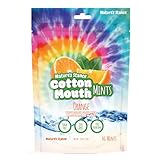 Nature’s Stance Cotton Mouth Xylitol Mints, Dry Mouth Lozenges Sugar Free, Mouth-Watering Mints - Stimulates Saliva & Freshens Breath, 40 Count (Orange)