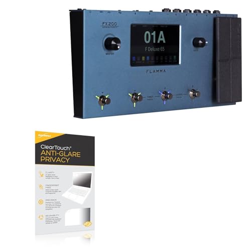 BoxWave Screen Protector Compatible with FLAMMA FX200 - ClearTouch Anti-Glare Privacy (2-Pack), Privacy Screen Protector Flexible Film Anti-Glare