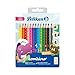 Pelikan 811200 Combino Set of 12 Colouring Pencils and 1 Learning to Write Pencil in Metal Case