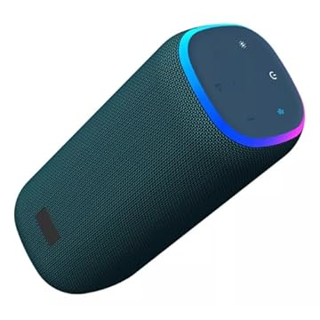 Caixa de Som Bluetooth 60W RMS - Som Equilibrado Grave TWS Resistente a Agua 12 Horas de Bateria Luzes RGB