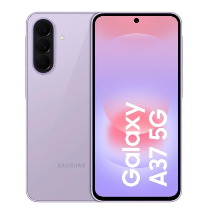 Image of Samsung Galaxy A37 5G (Awesome Lavender, 8GB RAM, 128GB Storage) with Other Offers