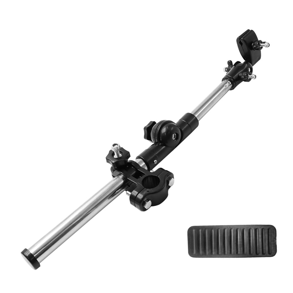 Soporte para Paraguas para Silla de Ruedas, Cochecito para Silla de Ruedas, Accesorio para Paraguas para Bicicleta, Soporte para Barra, Conector de Soporte para Abrazadera