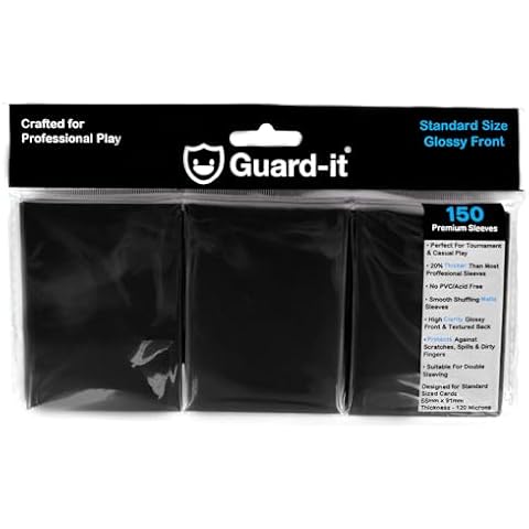 Guard-it Premium Matte Black Card Sleeves Cover