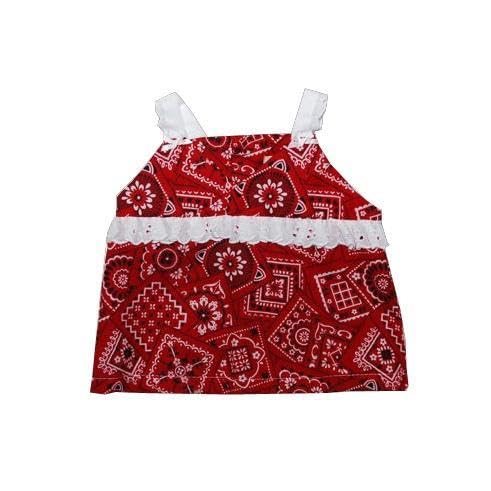 Haute Baby Rodeo Queen Baby Sleeveless Infant Toddler Girls Bandana Halter Top Newborn-Red