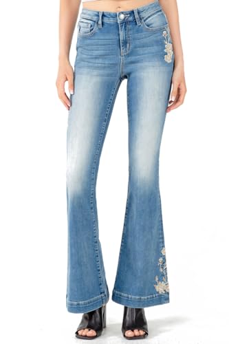 Miss Me - Womens High-Rise Flare Jeans